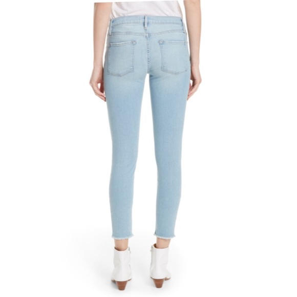Frame Le Skinny de Jeanne Raw Hem Crop Skinny Jeans - Picture 2 of 5